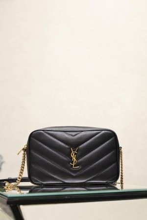 [Saint Laurent] YSL 생로랑 LOULOU 루루 퀼팅 양가죽 카메라백 (라지) 가방