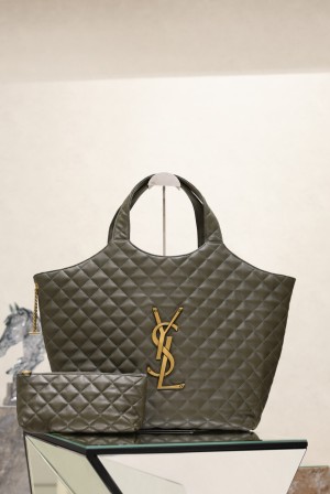 [Saint Laurent] YSL 생로랑 ICARE 이카르 아이케어 맥시 쇼퍼백 가방