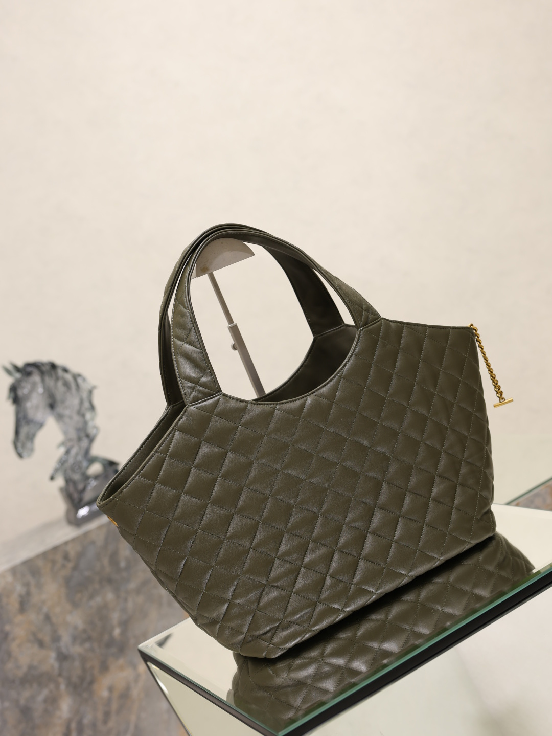 [Saint Laurent] YSL 생로랑 ICARE 이카르 아이케어 쇼퍼백 (스몰) 가방