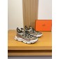 [Hermes] 에르메스 프리미엄 나파 레더 & 스트레치 패브릭 스니커즈 신발