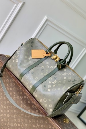 [Louis Vuitton] LV 루이비통 Keepall Bandoulière 45 키폴 반둘리에 45 - 모노그램 서플러스 그린 가방