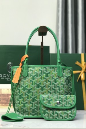 [Goyard] 고야드 2026년 한정판 안주(Anjou) 미니 - 그래스 그린(Grass Green) 가방
