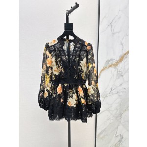 [Zimmermann] 짐머만 26SS 베케이션 플라워 벨티드 블라우스 셔츠 의류