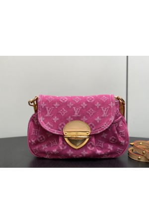 [Louis Vuitton] LV 루이비통 모노그램 데님 선셋 백 (로즈 핑크) 가방