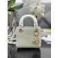 [Lady Dior] 디올 레이디 디올 마이크로 초미니 자수 진주 백 (밀크 화이트) 가방