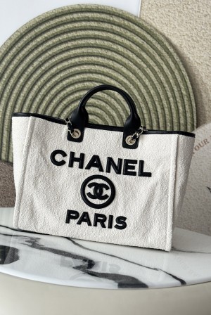 [Chanel] 샤넬 뉴 시즌 투인원 캔버스 쇼퍼 백 가방