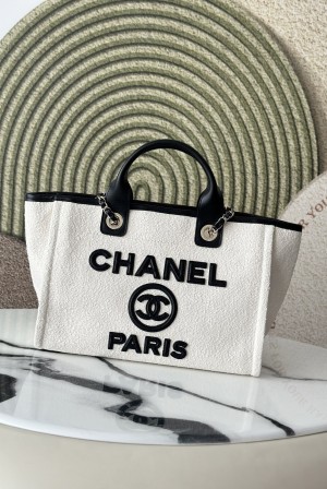 [Chanel] 샤넬 뉴 시즌 투인원 캔버스 쇼퍼 백 미디움 가방