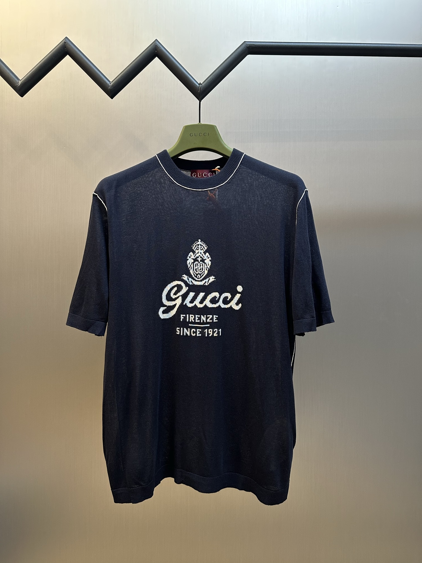 구찌(GUCCI) 인타르시아 니트 반팔 티셔츠 의류