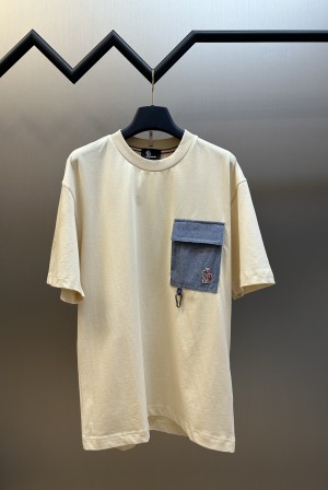 몽클레어 몽클레르(MONCLER) 로고 포켓 반팔 티셔츠 의류