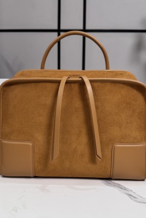 [Loewe] 로에베 스웨이드 Amazona 180 아마조나 180 라지 백 가방