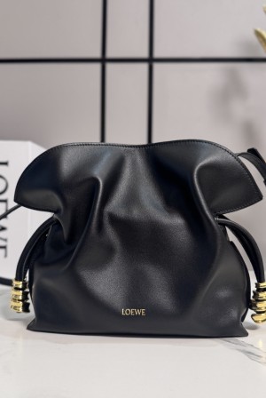 [Loewe] 로에베 Flamenco 플라멩코 러플 나파 레더 클러치 백 가방