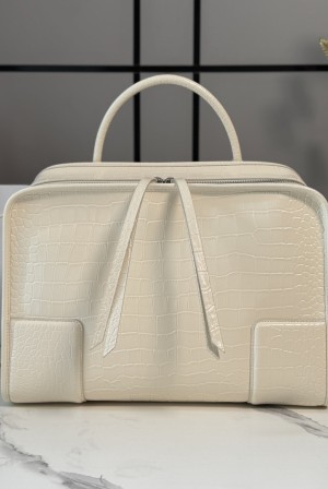 [Loewe] 로에베 크로코 엠보스드 레더 Amazona 아마조나 180 라지 백 가방