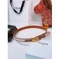 [Celine] 셀린느 트리오페 오발 버클 리버시블 레더 벨트 (2.5cm)