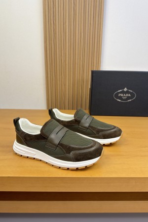 [Prada] 프라다 나파 스웨이드 메쉬 스니커즈 신발
