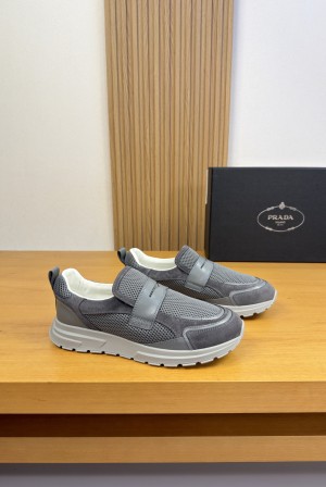 [Prada] 프라다 나파 스웨이드 메쉬 스니커즈 신발