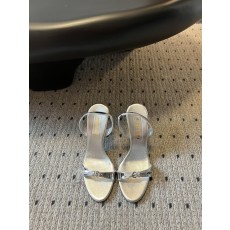 미우미우(MIU MIU) 오픈토 투 스트랩 하이힐 샌들 신발