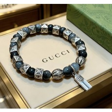 구찌(GUCCI) 그레이 원석 비즈 팔찌 악세사리