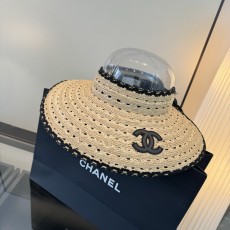 샤넬(CHANEL) 라피아 썬캡 모자