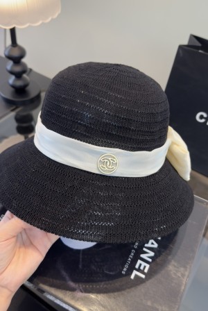 샤넬(CHANEL) 스트로 버킷햇 모자