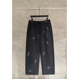 크롬하츠(CHROME HEARTS) 핸드 드로잉 라벨 스웨트 팬츠 의류