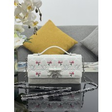 [Dior] 디올 Miss Dior 신상 보우 로즈 & 화이트 도브 백 가방