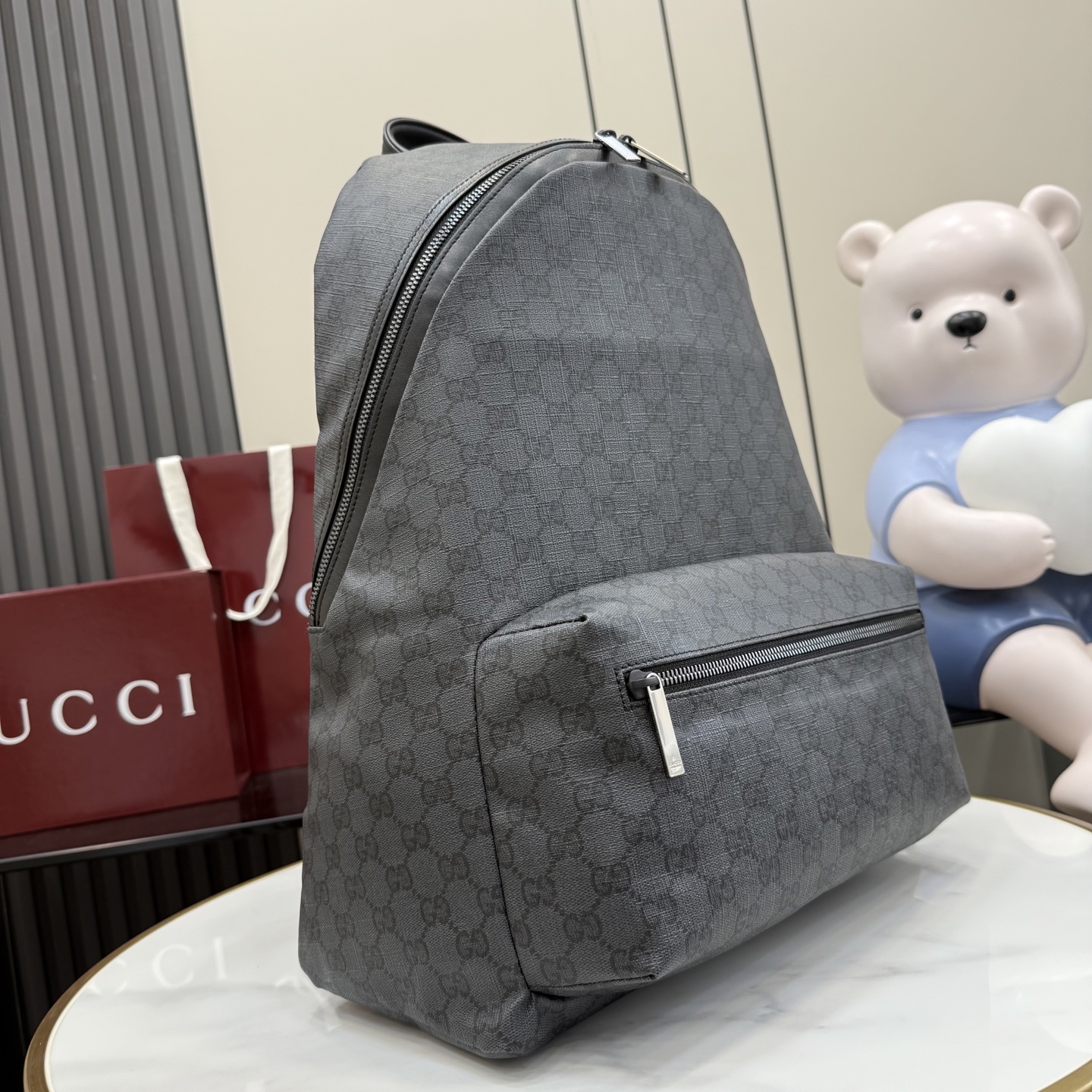 [GUCCI] 구찌 에센스 클래식(Gucci Essence Classic) 백팩 (A0020S - 블랙) 가방