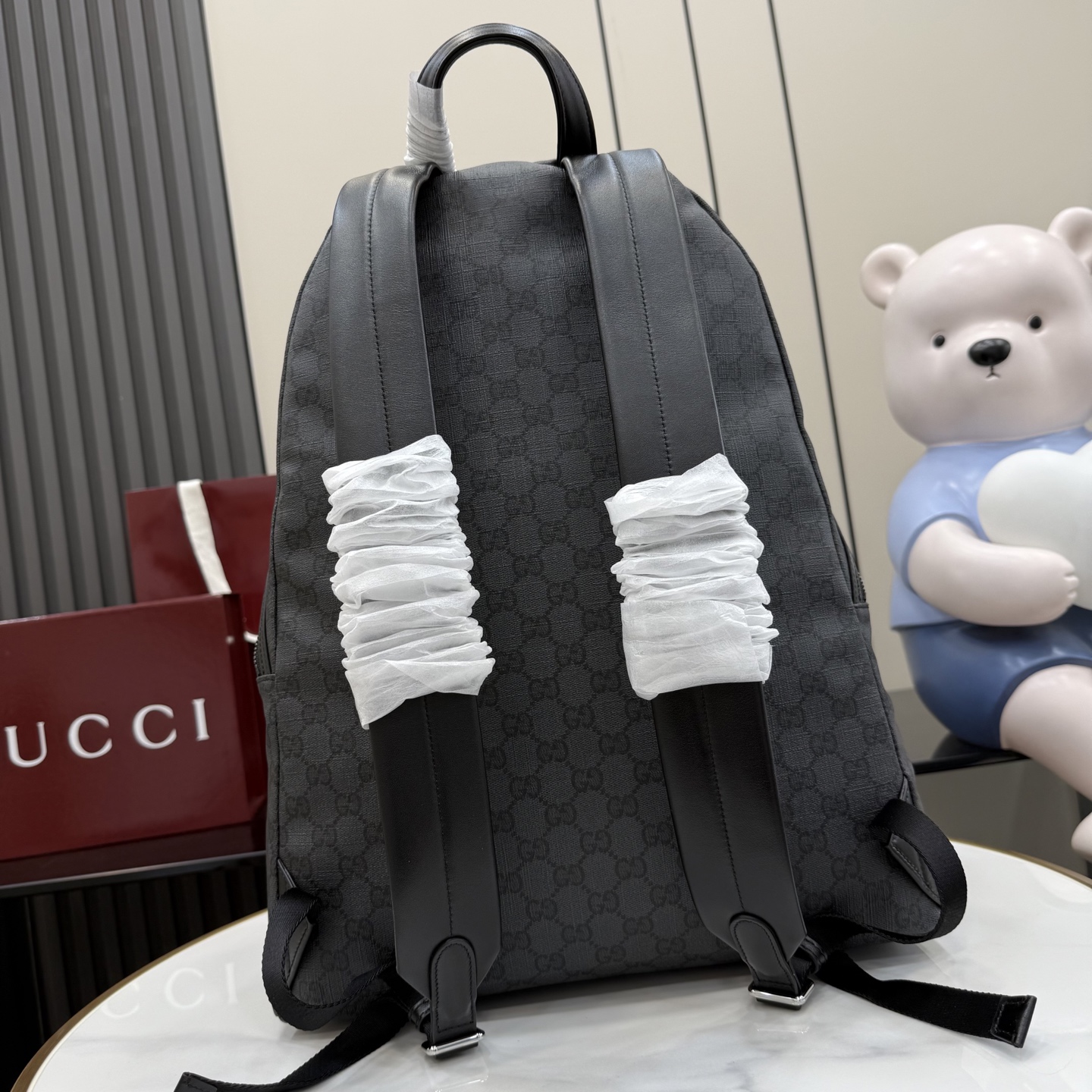 [GUCCI] 구찌 에센스 클래식(Gucci Essence Classic) 백팩 (A0020S - 블랙) 가방
