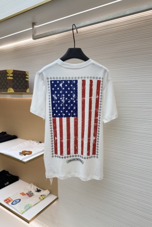 크롬하츠(CHROME HEARTS) 백 프린트 반팔 티셔츠 의류