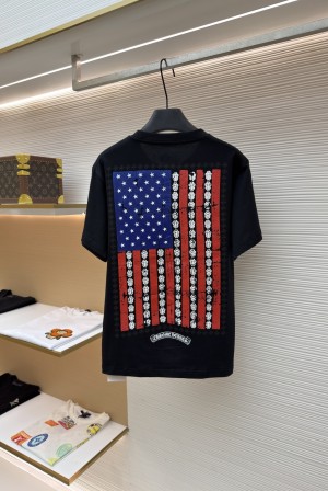 크롬하츠(CHROME HEARTS) 백 프린트 반팔 티셔츠 의류