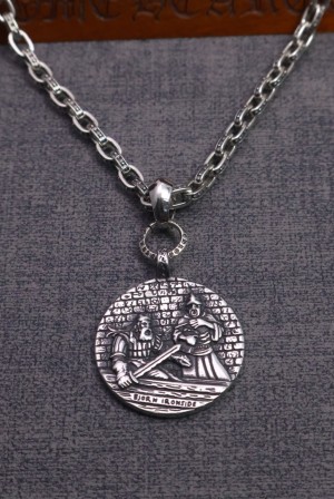 크롬하츠(CHROME HEARTS) 빈티지 코인 목걸이 악세사리