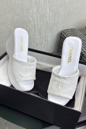 샤넬(CHANEL) 피쉬토 플랫폼 슬리퍼 신발