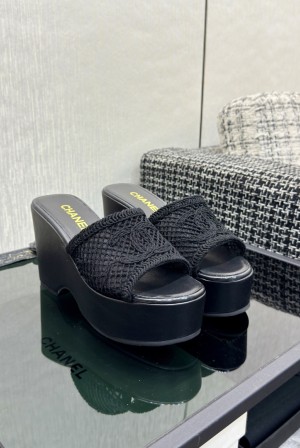 샤넬(CHANEL) 피쉬토 플랫폼 슬리퍼 신발