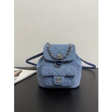 Chanel 샤넬 26A DUMA 데님 백팩 (워시드 데님) 가방