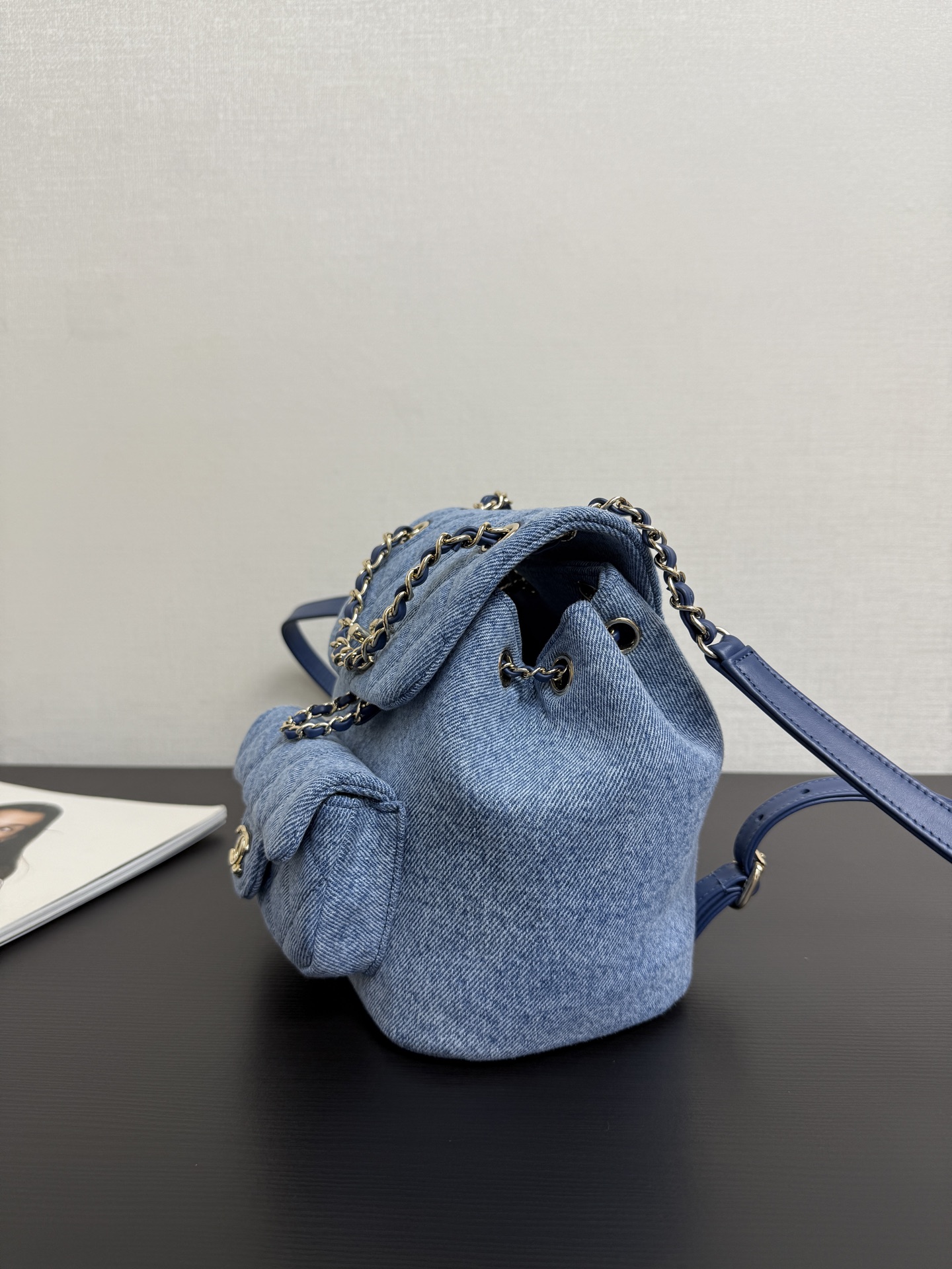 Chanel 샤넬 26A DUMA 데님 백팩 (워시드 데님) 가방