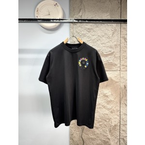 크롬하츠(CHROME HEARTS) 컬러 산스크리트 반팔 티셔츠 상의 의류