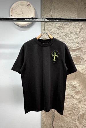 크롬하츠(CHROME HEARTS) 아플리케 반팔 티셔츠 상의 의류