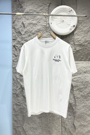 디올(DIOR) CD 자수 반팔 티셔츠 상의 의류