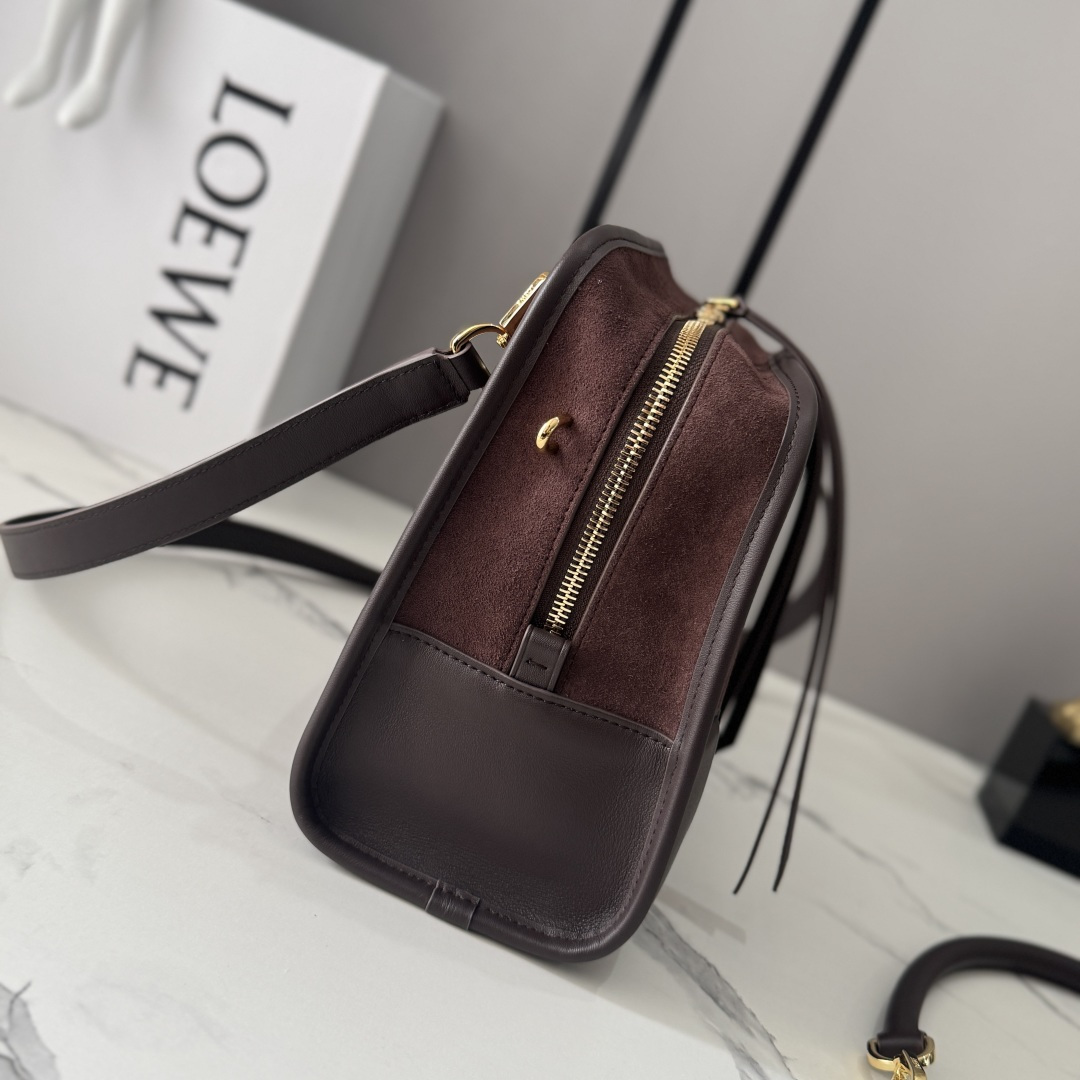 Loewe 로에베 아마조나(Amazona) 180 미디엄 스웨이드 레더 백 가방