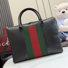 GUCCI 구찌 제너레이션(Generation) 레더 브리프케이스/메신저 - 블랙 가방