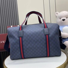 GUCCI 구찌 GG 테니스 라지 여행 가방 (더플백 - 네이비)