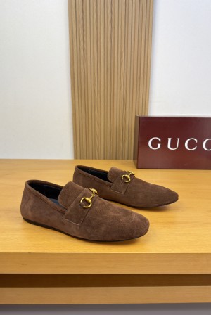 GUCCI 구찌 스웨이드 로퍼 구두 신발