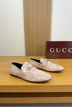 GUCCI 구찌 스네이크 패턴 로퍼 구두 신발