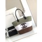 Chanel 샤넬 26C 라피아 & 스웨이드 위빙 쇼핑백 토트백 (AS6148) 가방