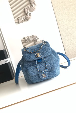 Chanel 샤넬 26SS 두마(Duma) 데님 스몰 백팩 (AS2908) 가방