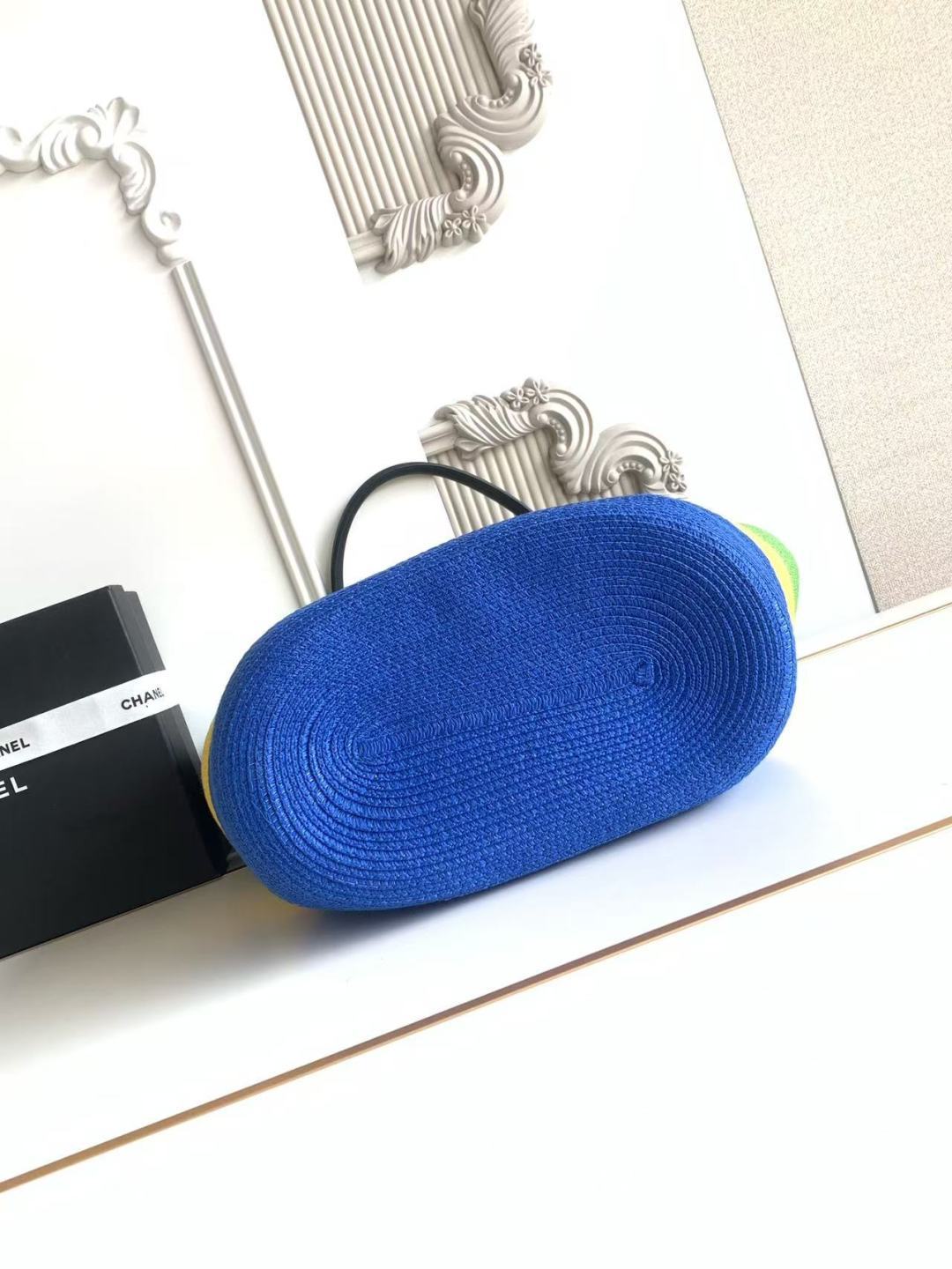 Chanel 샤넬 26C 라피아 & 스웨이드 위빙 쇼핑백 토트백 (AS6148) 가방