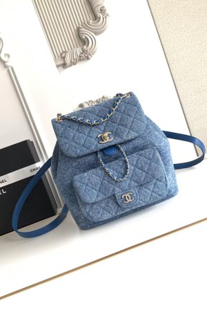 Chanel 샤넬 26SS 두마(Duma) 데님 라지 백팩 (AS3618) 가방
