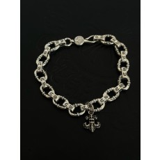 크롬하츠(Chrome Hearts) 크로스 쿠바 체인 팔찌 액세서리