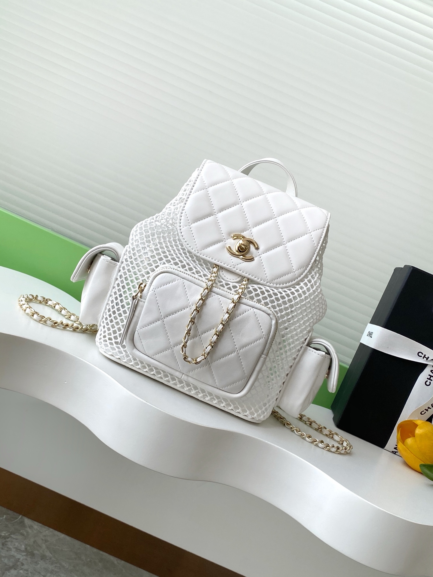 Chanel 샤넬 25S 퀼팅 메쉬 백팩 (AS5484) 가방