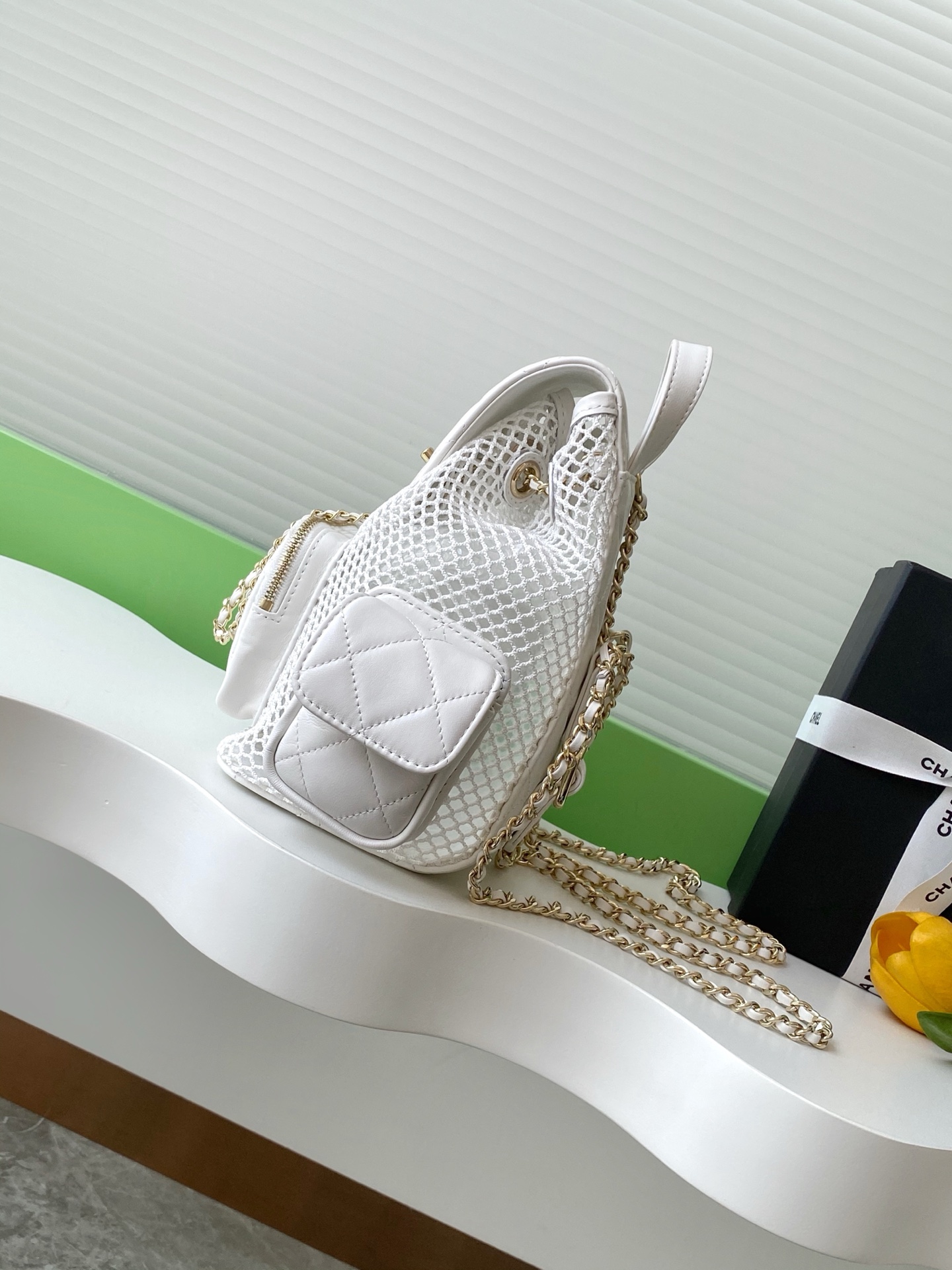 Chanel 샤넬 25S 퀼팅 메쉬 백팩 (AS5484) 가방