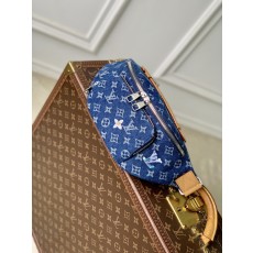 LV 루이비통 M27640 러쉬(Rush) 벨트백 데님 플라워 힙색 가방